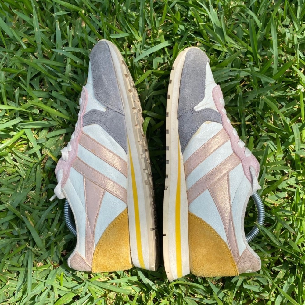 Gola Daytona Quadrant Womens Multi Color Retro Jogger Sneakers CLB203 Size 7 - Picture 6 of 9